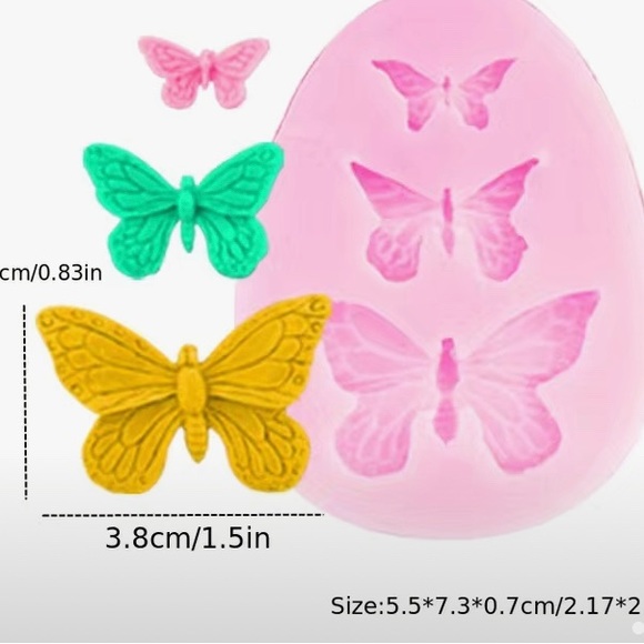 Butterfly silicone Mold - Picture 2 of 2